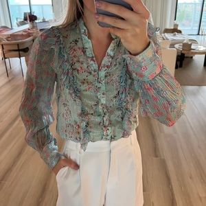 Hemant & Nandita missima shirt blouse, small